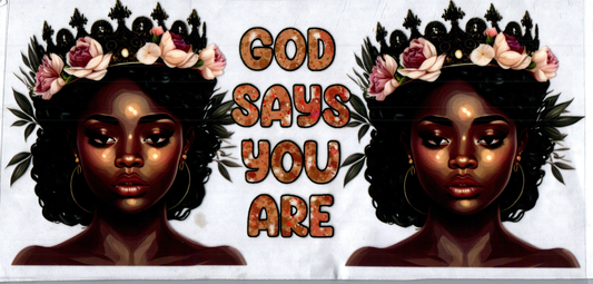 16oz God Say You Are Faith 119