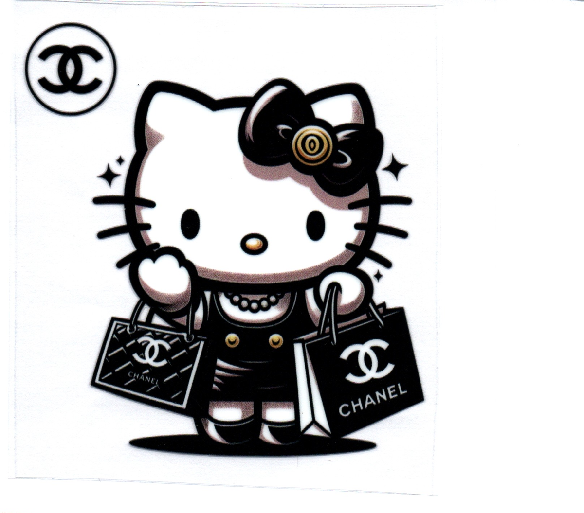HK coco black & white DECALS 119