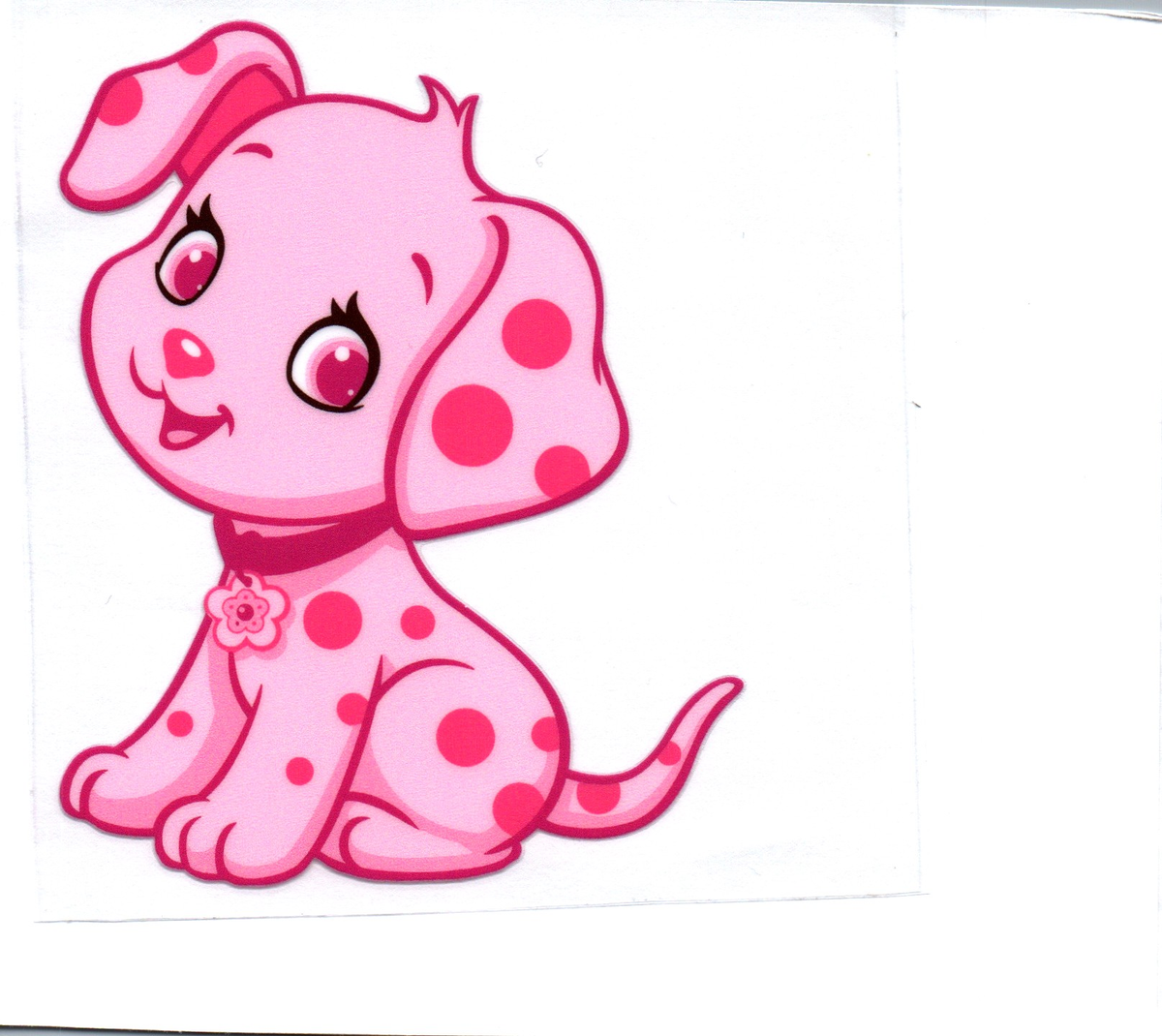 pink puppy dog DECALS 120
