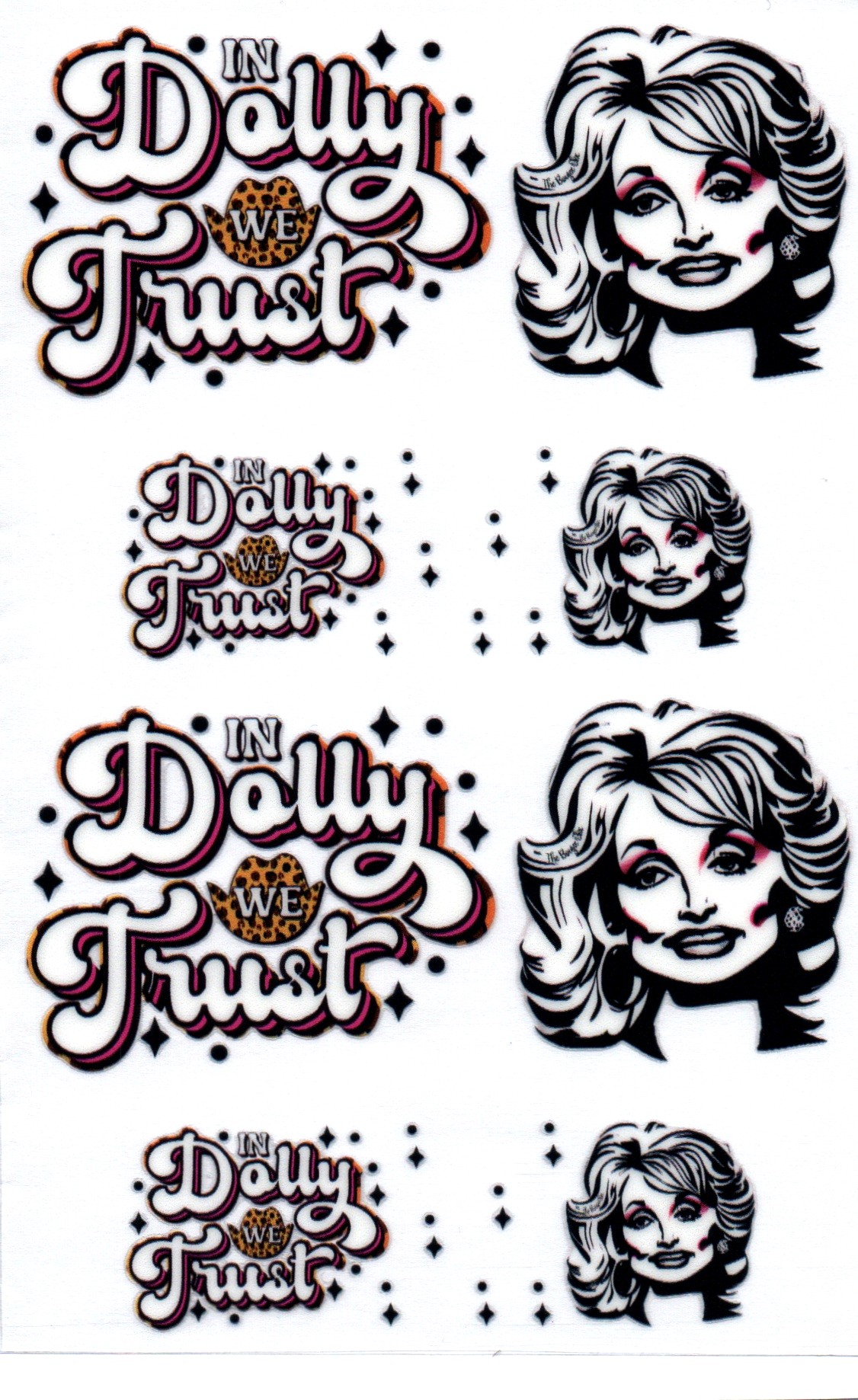 In Dolly we Trust Key Chain Wrap Double 123