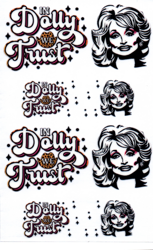 In Dolly we Trust Key Chain Wrap Double 123