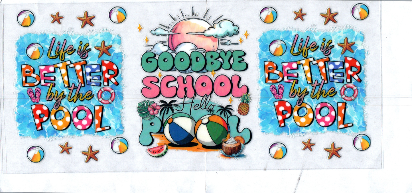 16 oz GB School Hello Pool Summer 12