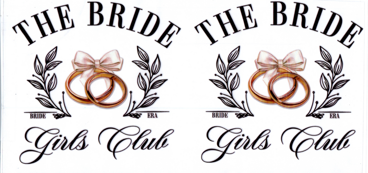 16oz The Bride Girls Club Family 12