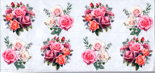 16oz Pink Bouquets Flowers 125