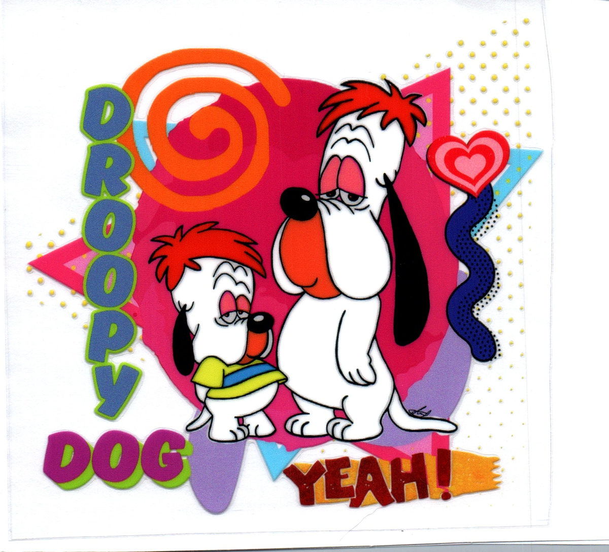 dog yeah droopy DECALS 126