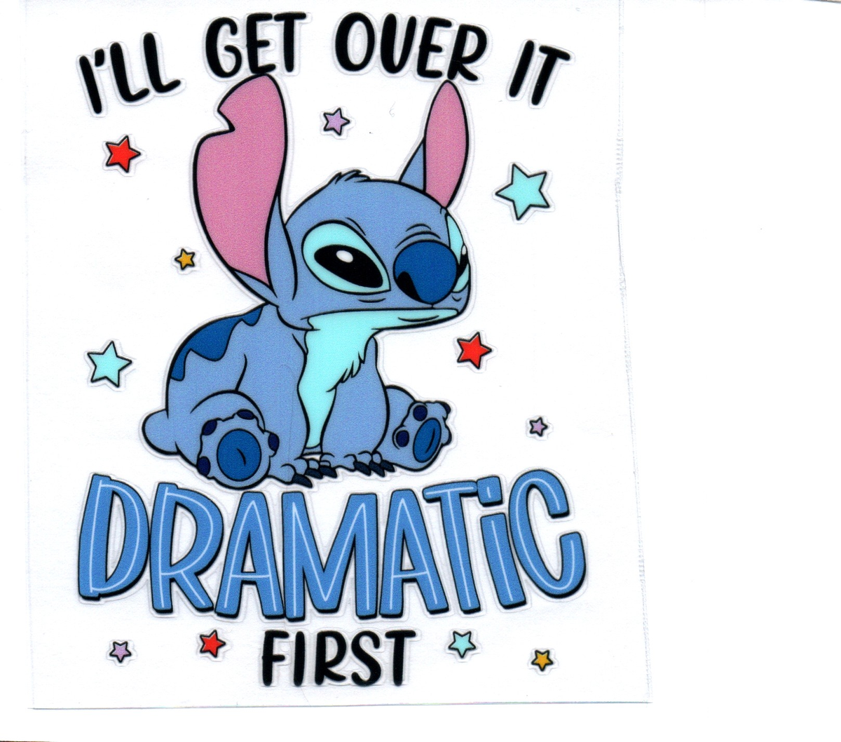 i'll get over it blue guy DECALS 127