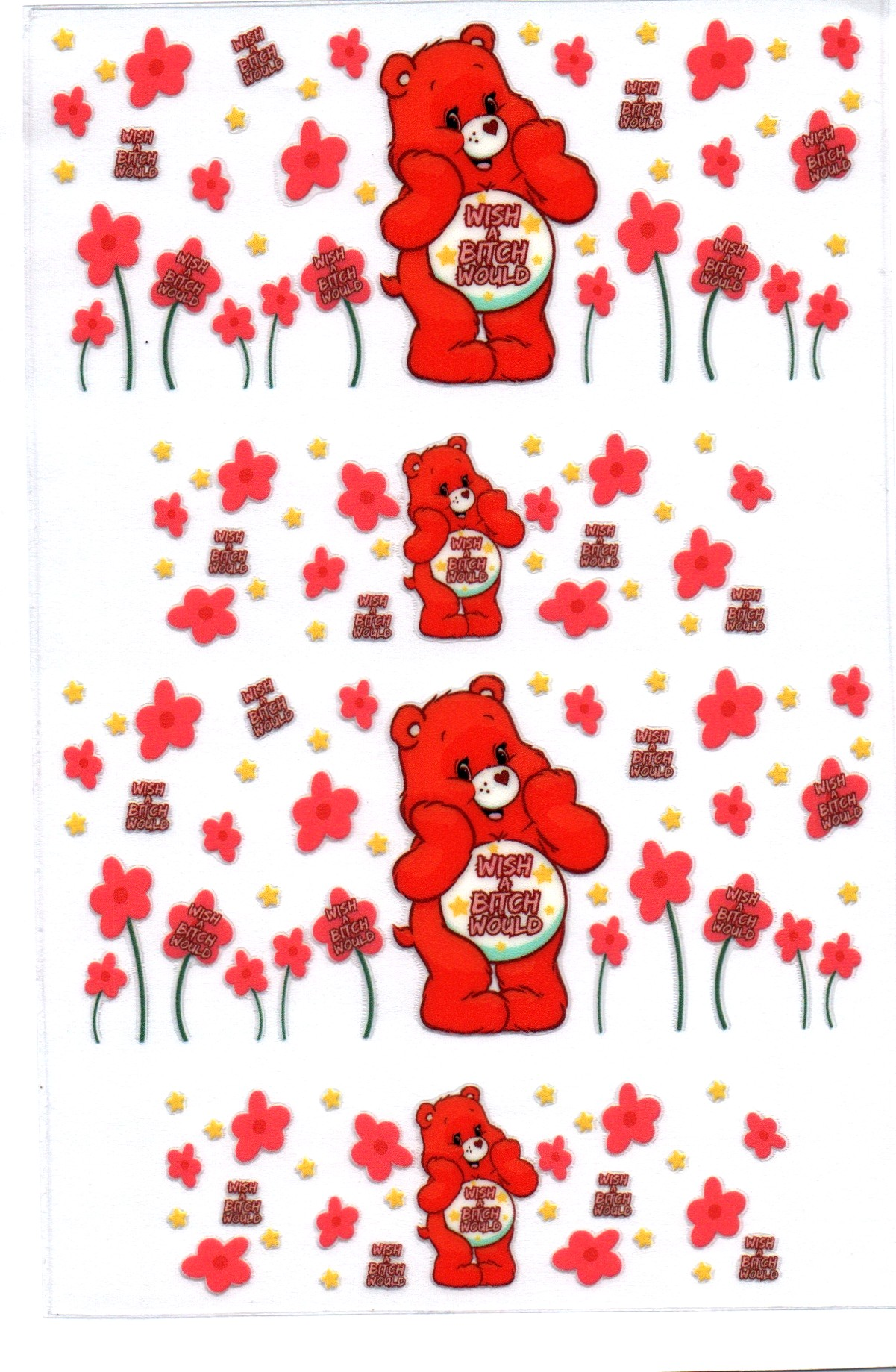Swear Bear 4 Key Chain Wrap Double 128