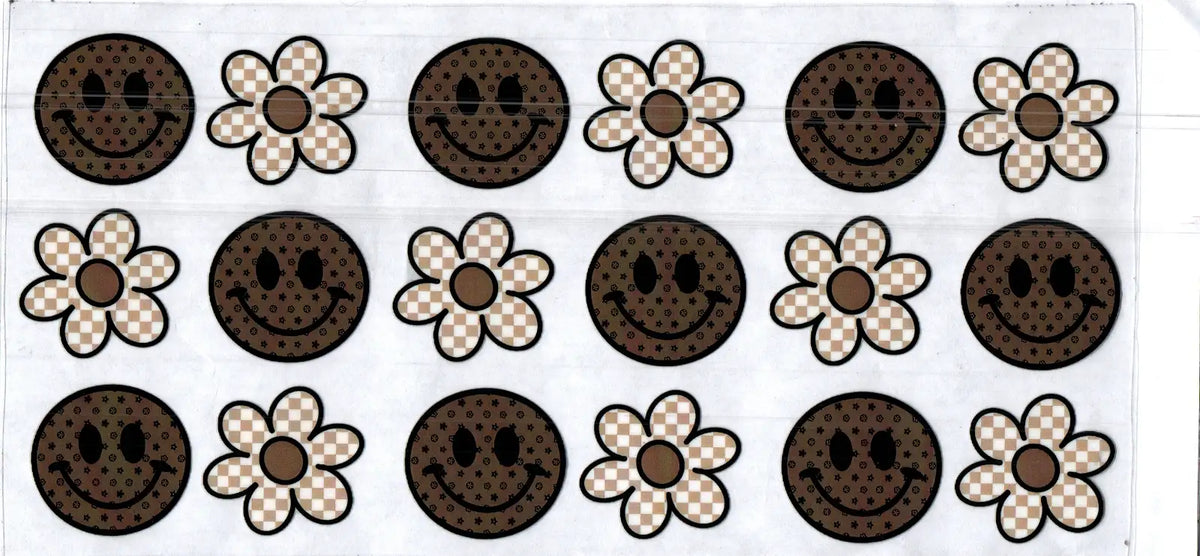 16 oz smiley faces & flowers misc 129
