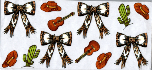 16oz Western Bows & Cactus 13