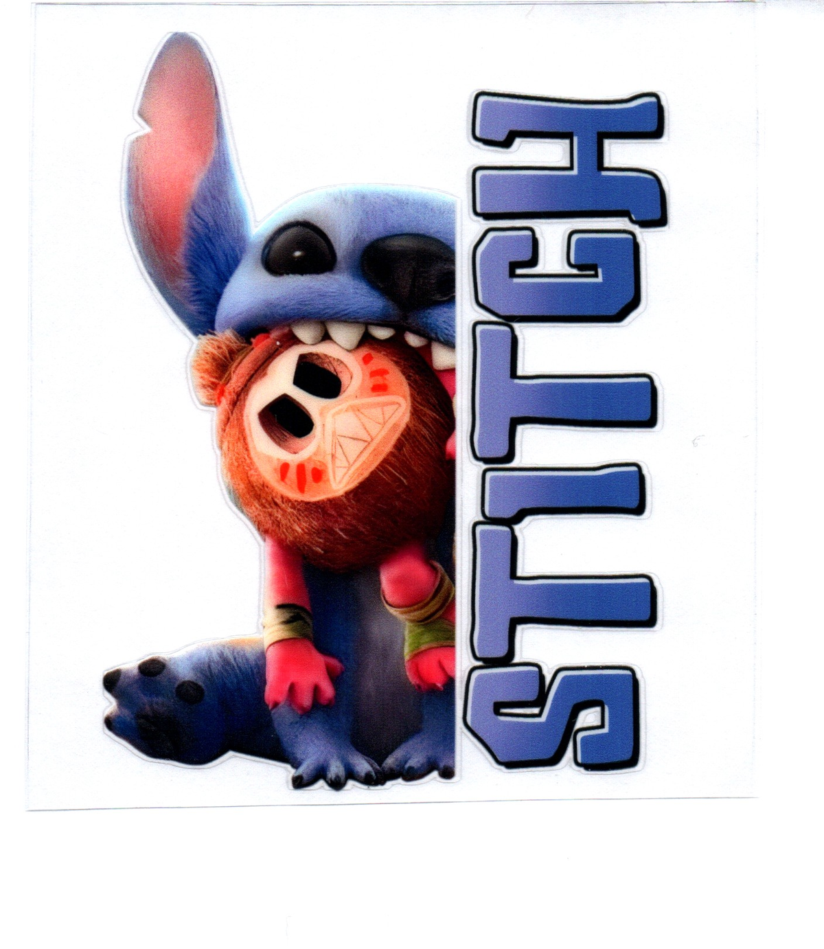 blue guy coconut head DECALS 130