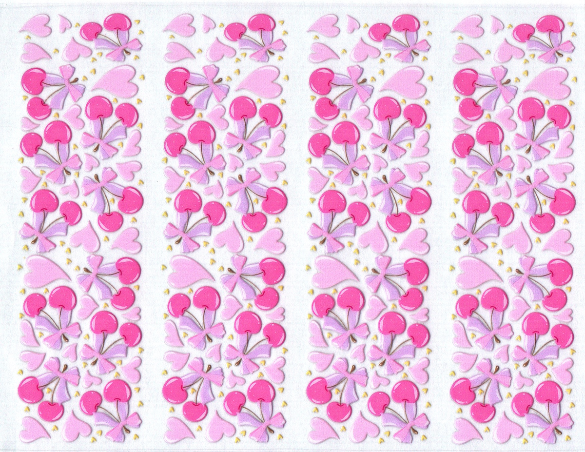 baby hearts cherries bows pen wrap 13