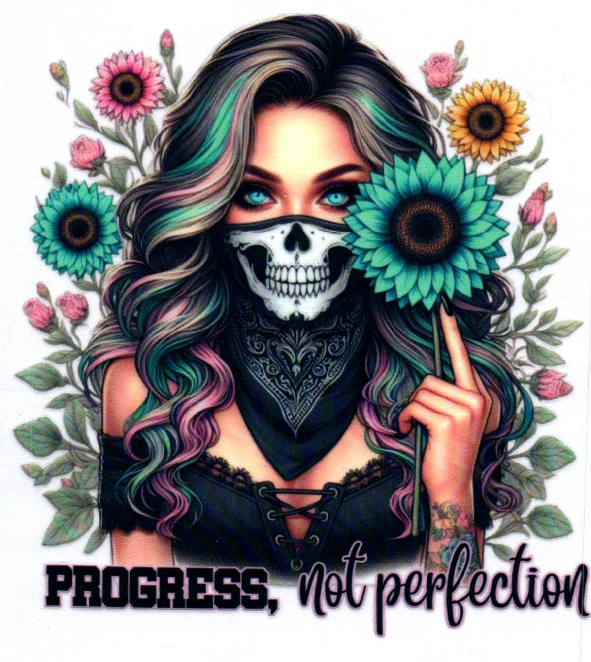 PROGRESS, not perfection 13 Single Decal