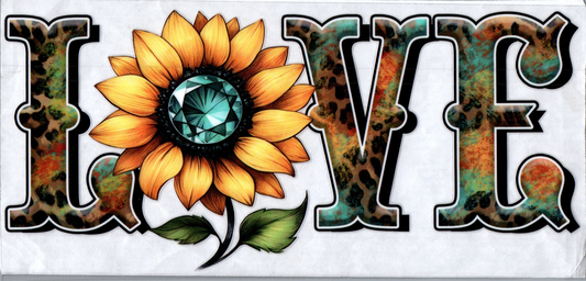 16oz Love w/ Sunflower 139
