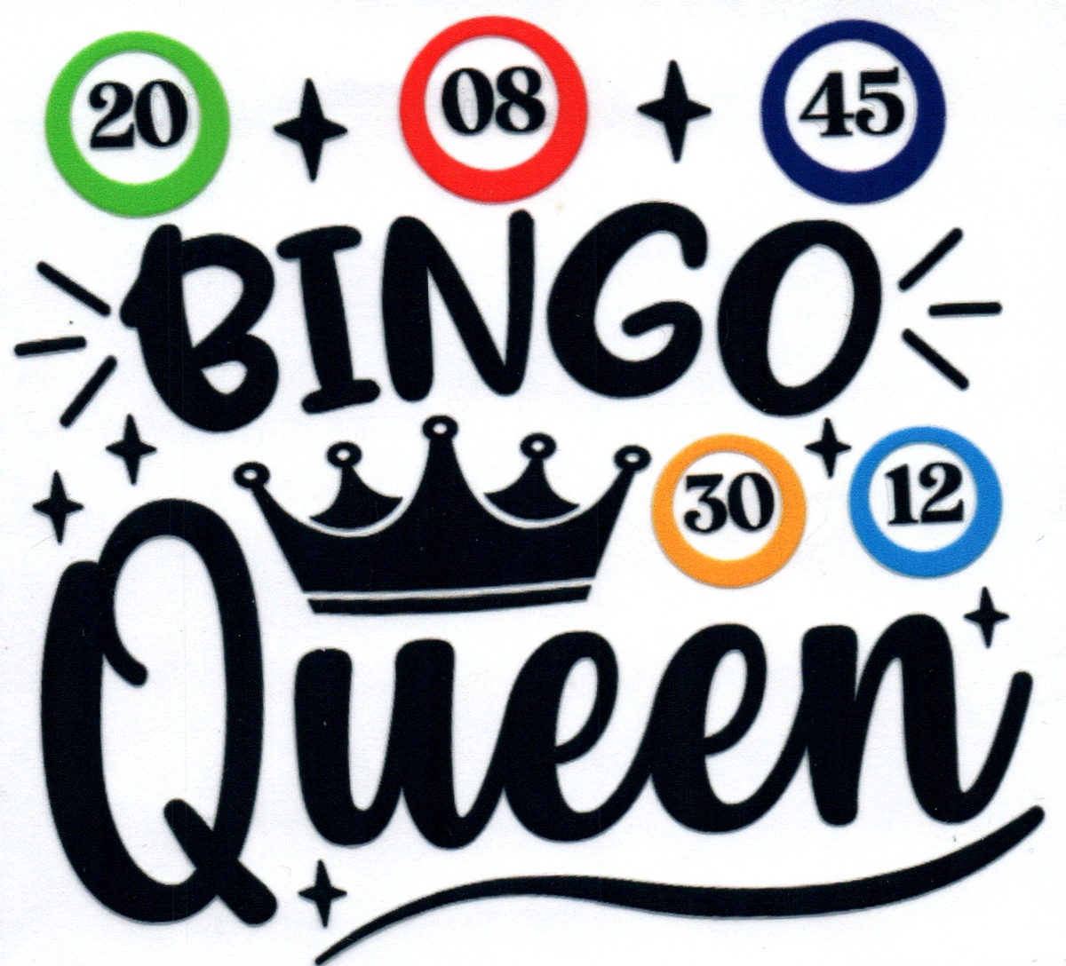 BINGO Queen Misc. Single Decal 139