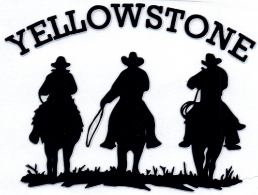 Yellowstone cowboys Single Decal 1