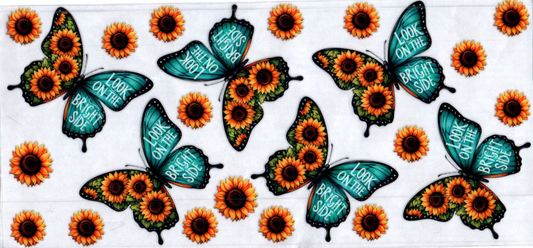 16oz Look on the bright side Butterfly 14