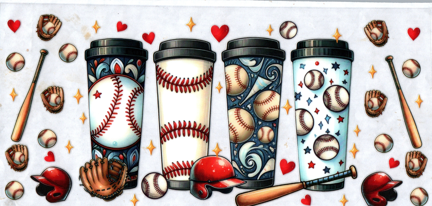 16 oz baseball coffee cups 14