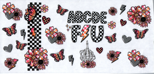 16 oz ABCDE FU red-orange 14