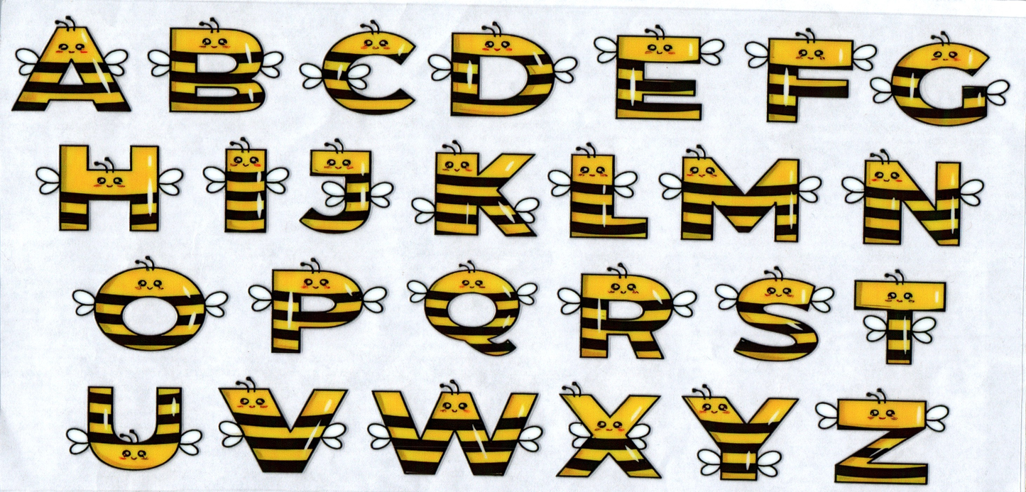 16 oz Bee Letters 14