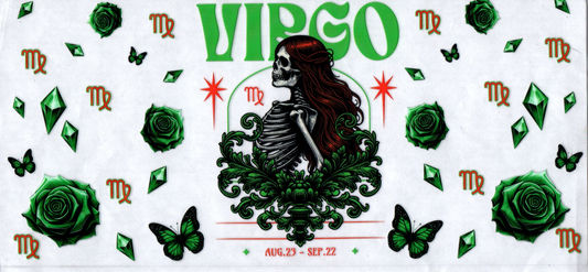 16oz Zodiac Skull Virgo 14