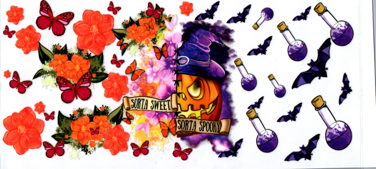 Sorta Sweet Sorta Spooky Pumpkin 16oz
