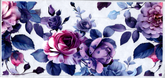 16oz Purple Flowers 141