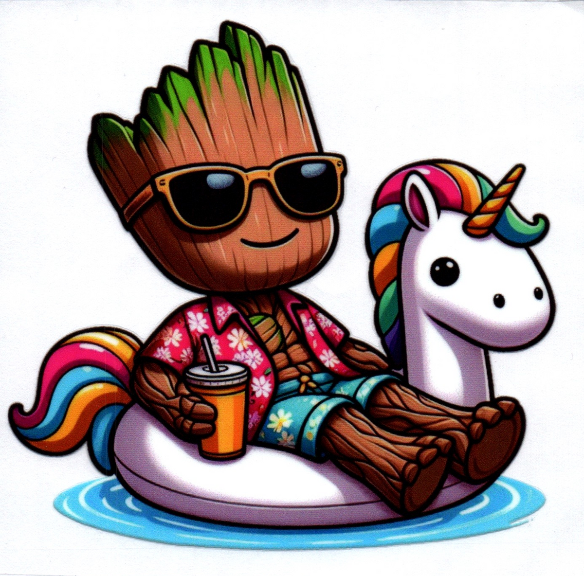 unicorn lifesaver groot DECALS 144