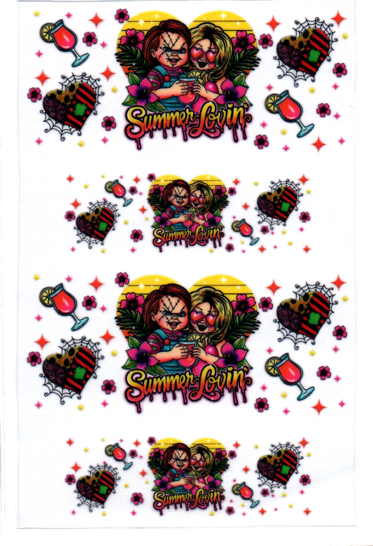 Chucky & Tiffany Horror Guys Stanley Key Chain Wrap Double 146