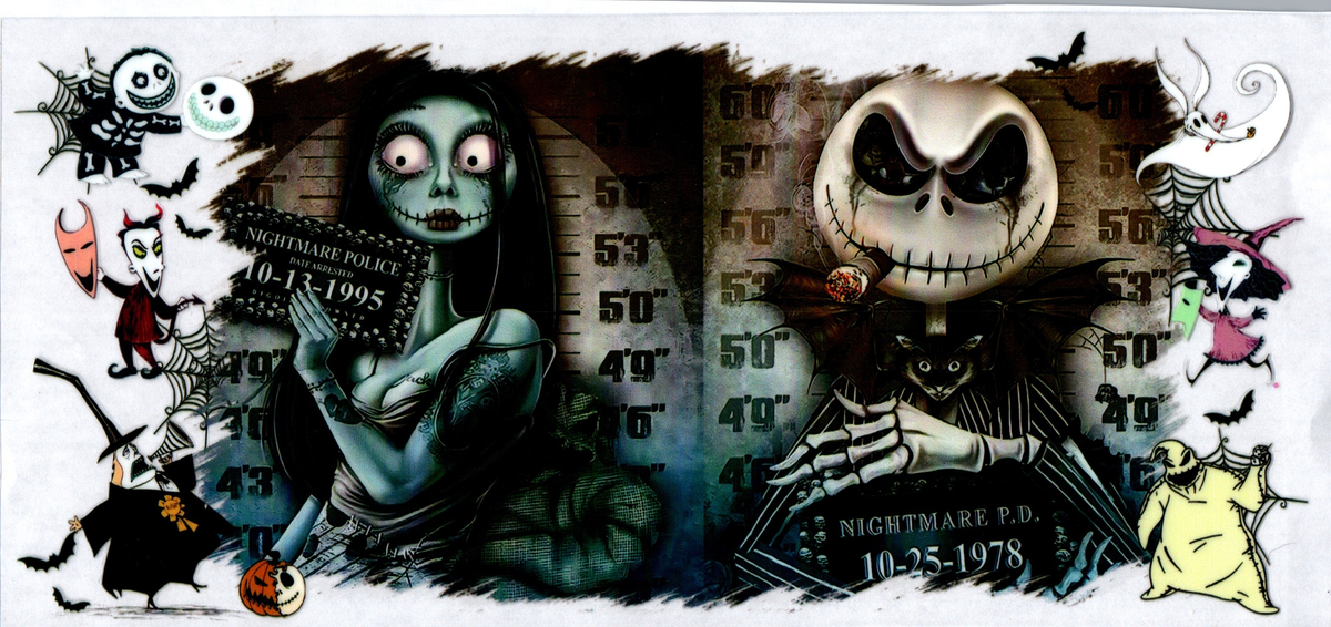 16oz jack & sally mugshots lanterns 14