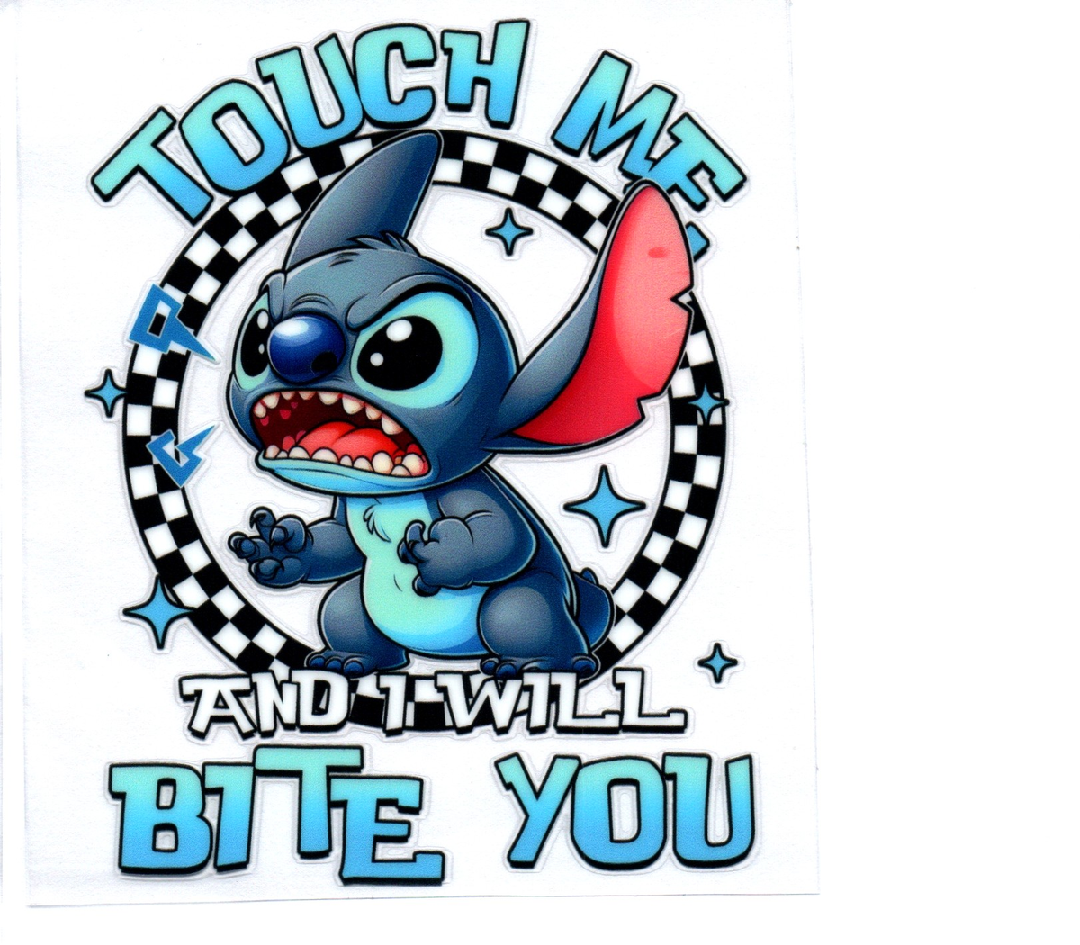 touch me i will bite you DECALS 148