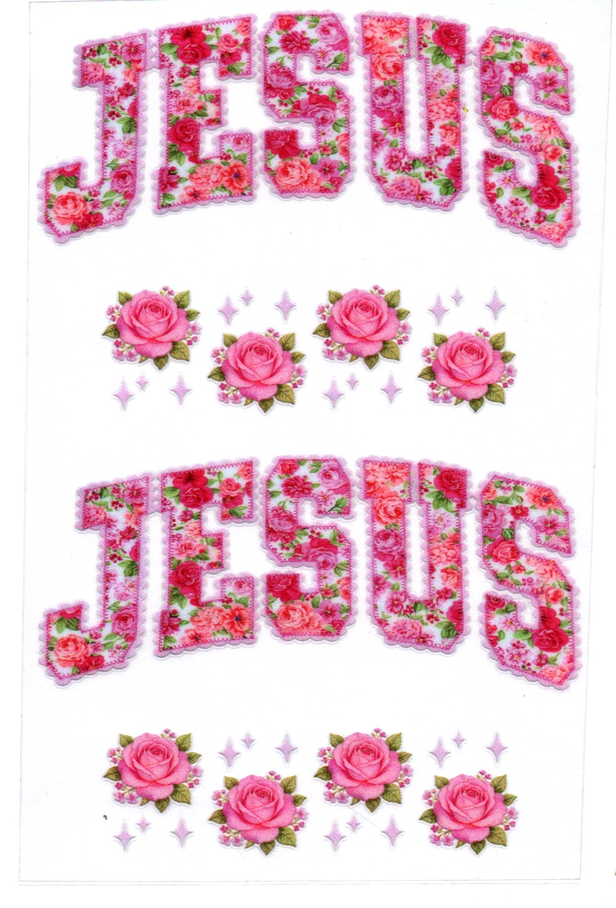 Jesus w/flowers Stanley Key Chain Wrap Double 1