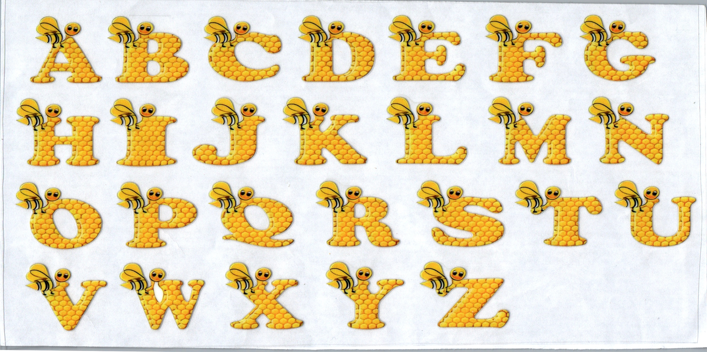 16 oz Bee Letters 15