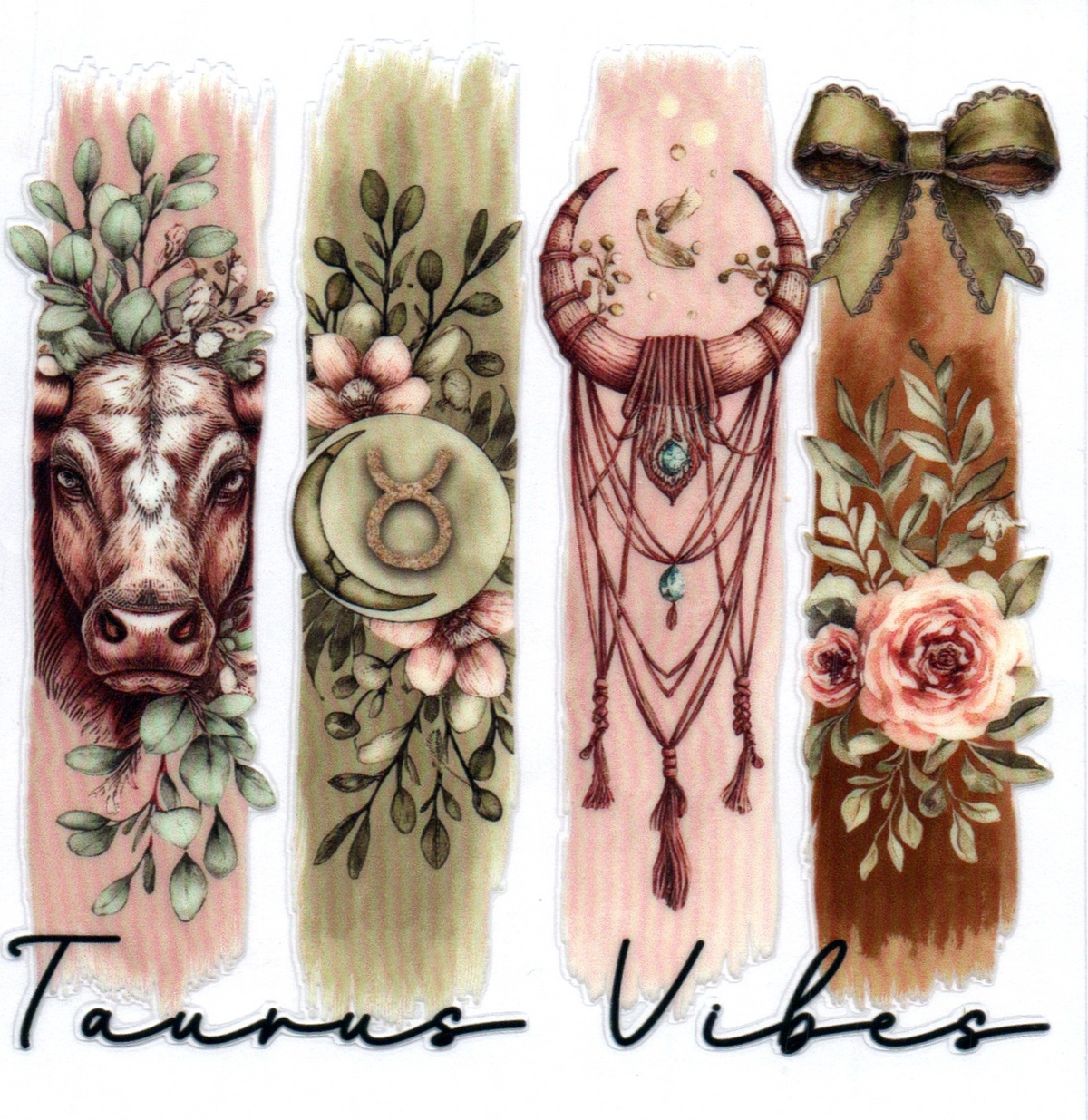 Taurus Brush strokes Zodiac Single Decal 15