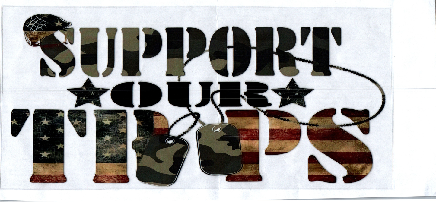 16 oz Support Our Troops Military 15