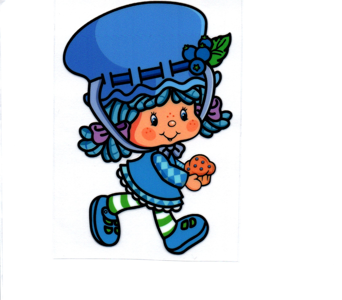 blue muffin girl DECALS 153