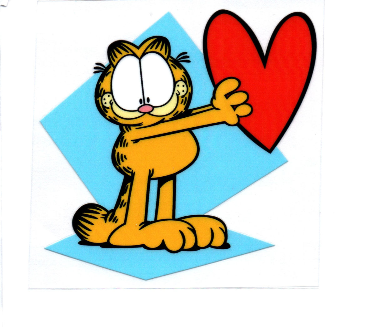 heart garfield DECALS 154
