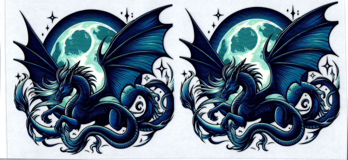 BLUE DRAGON DECALS
