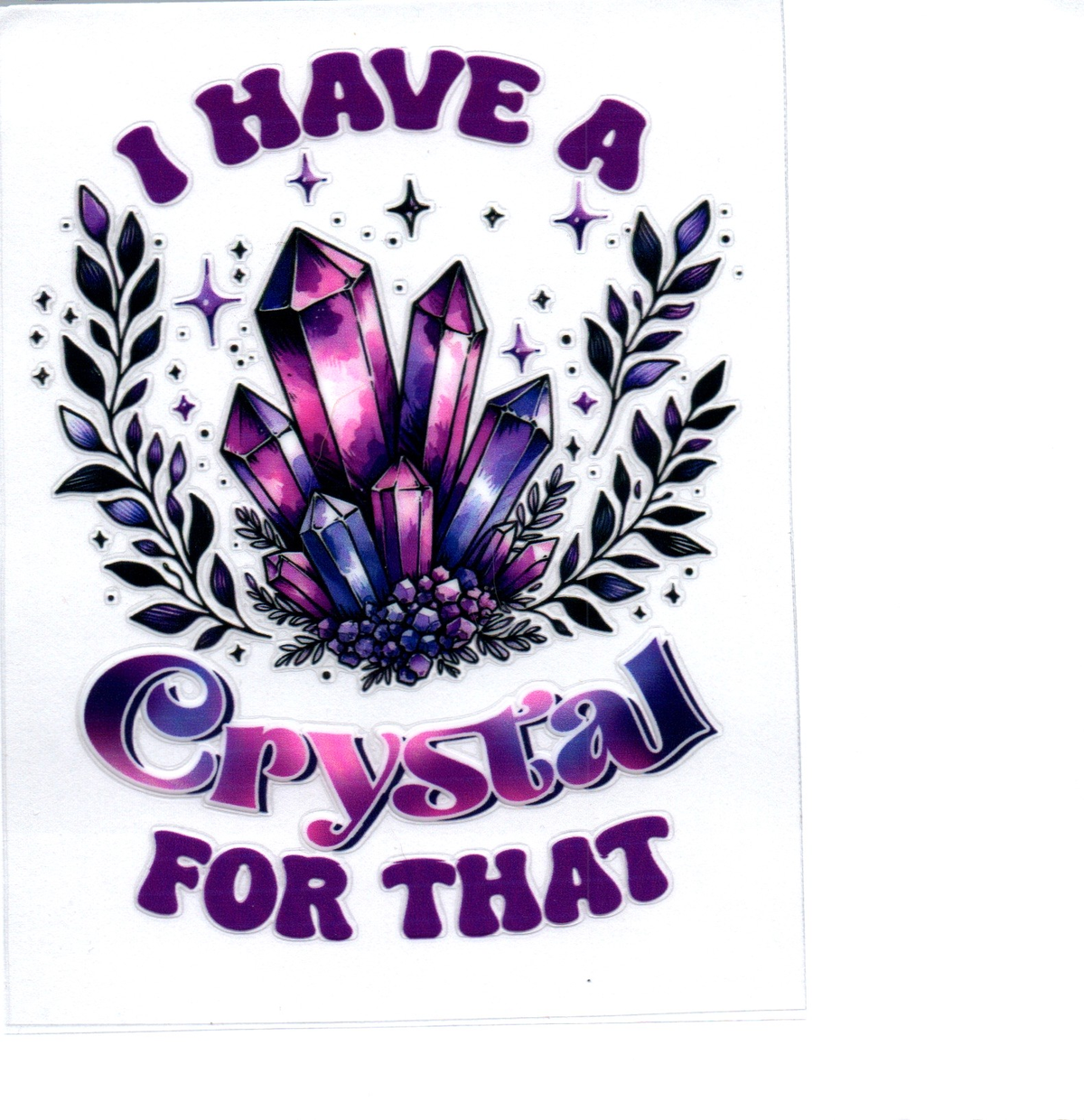 i have a crystal for that Single Decal 155
