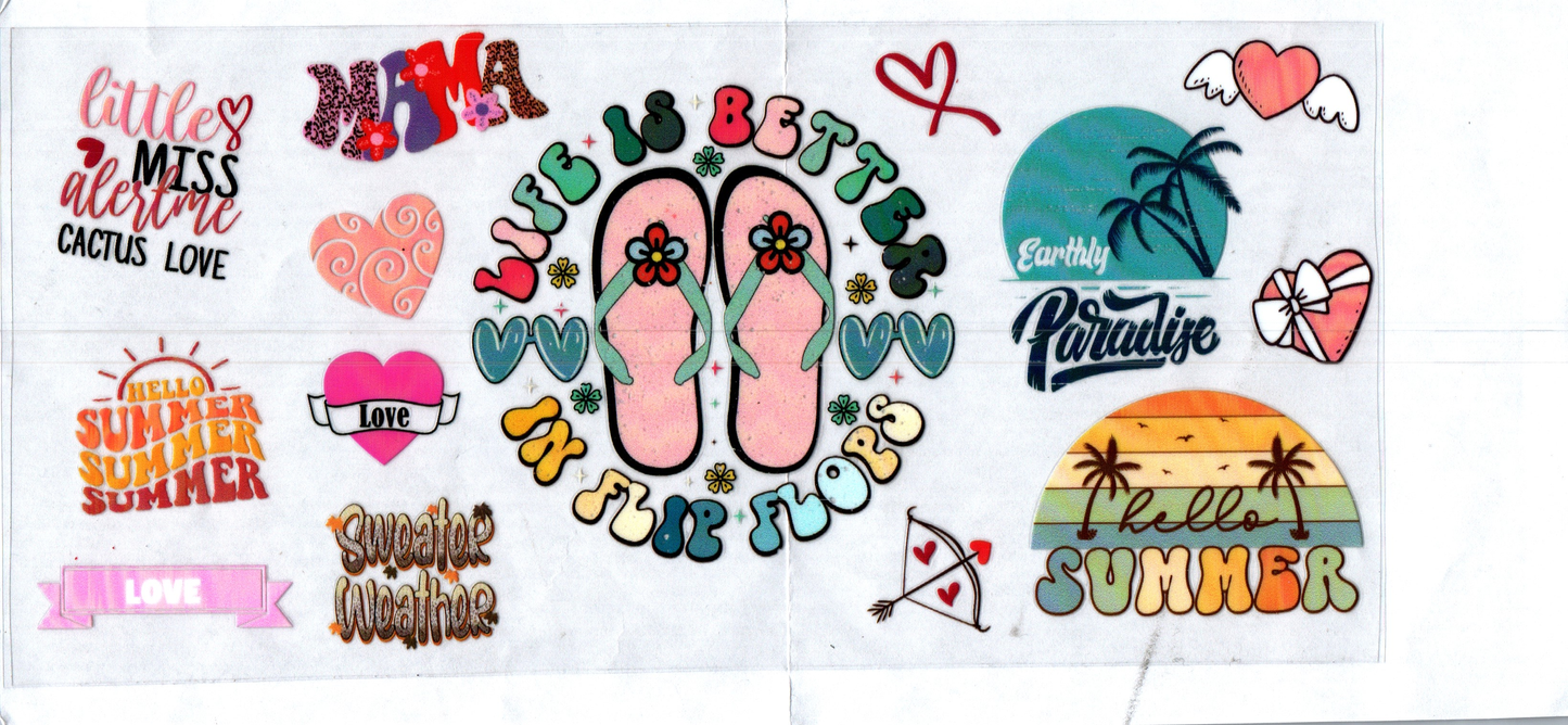 16 oz Life is Better In flip flops 2 Summer 15