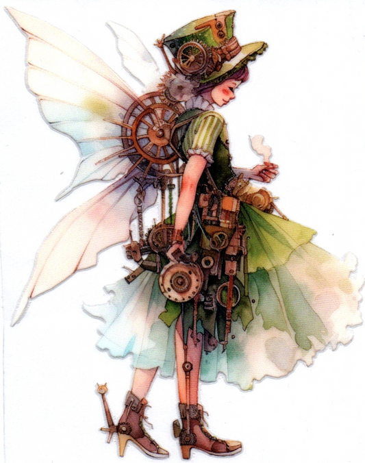 Steam Punk Fairy Single Decal 1