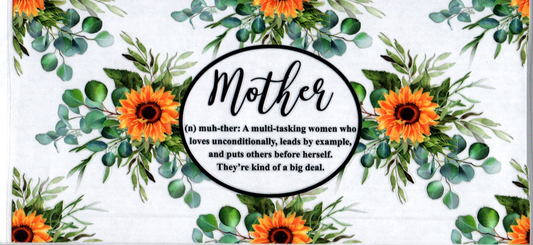 16oz Mother definition w/Sunflowers