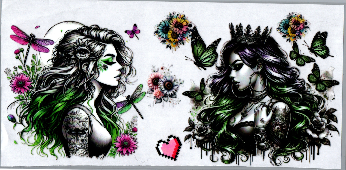 16 oz Tattoo Girl 16