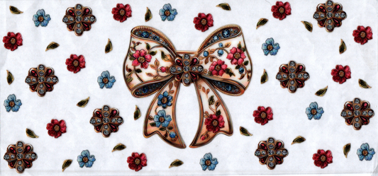 16oz Western Flower Bow 16