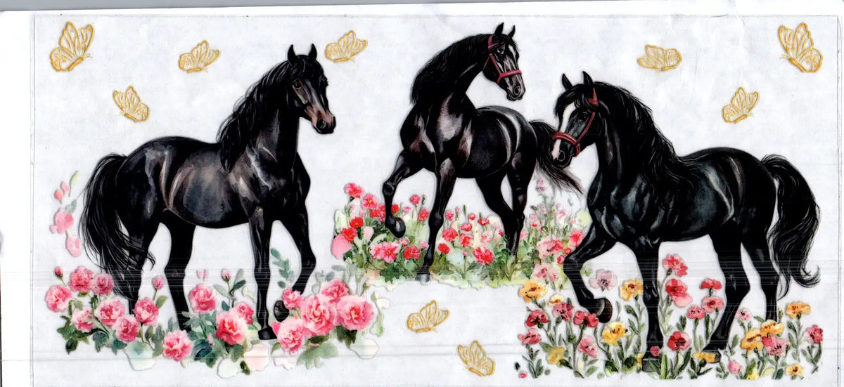 16 oz 3 black horses misc 160