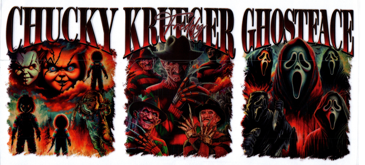 Chucky, Krueger, Ghostface Horror 16