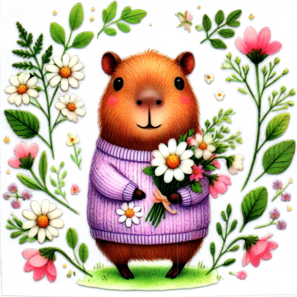 Capybara 2 Single Decal 16