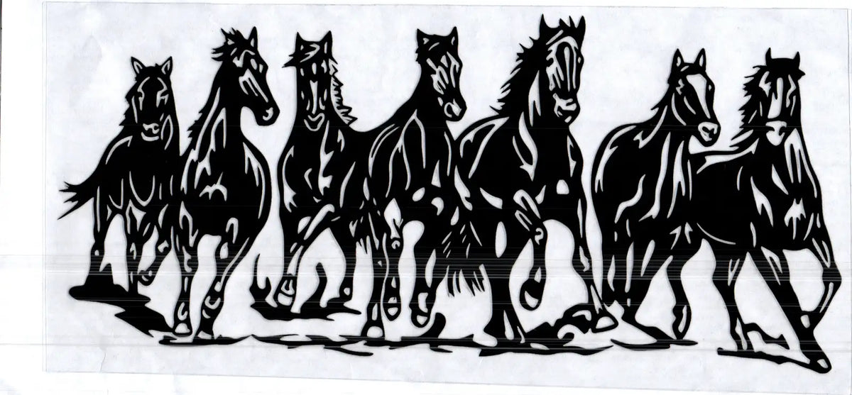 16 oz 7 black horses misc 165