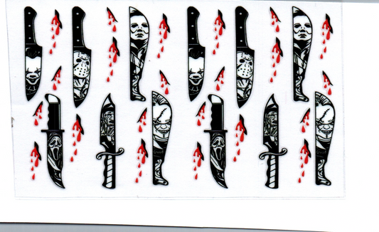 Horror knife Spray Bottle Wrap 1