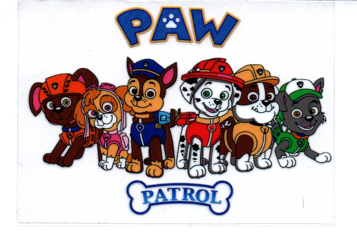 gang paw patrol DECALS 171