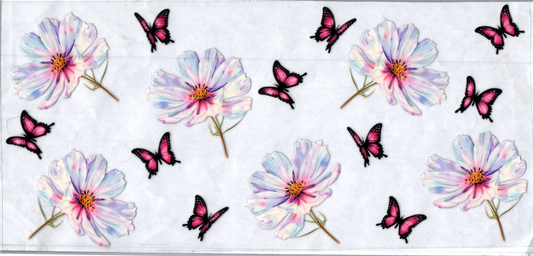 16oz Pretty White Flowers 172